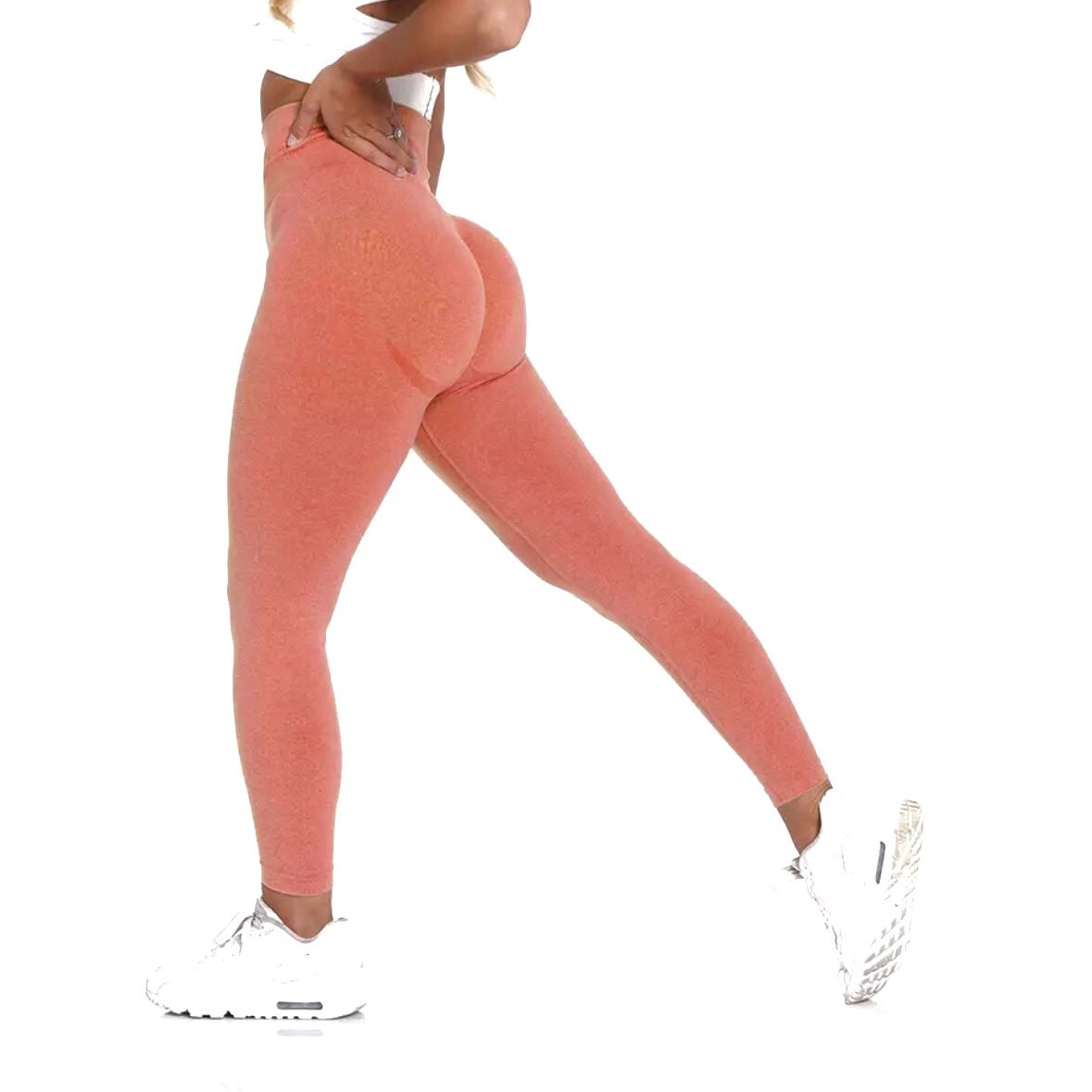 Legging de sport femme Focus orange