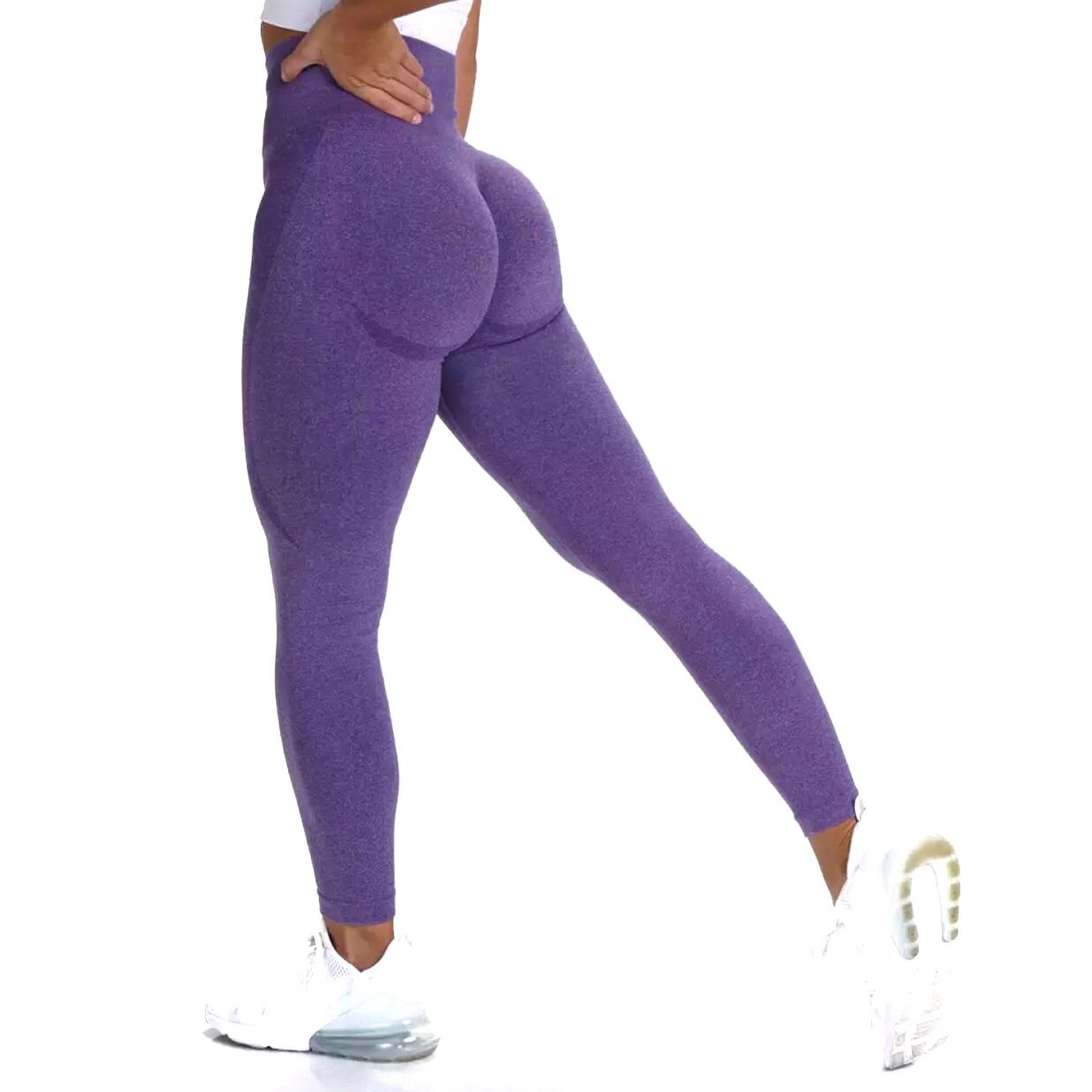 Focus women's sports leggings purple