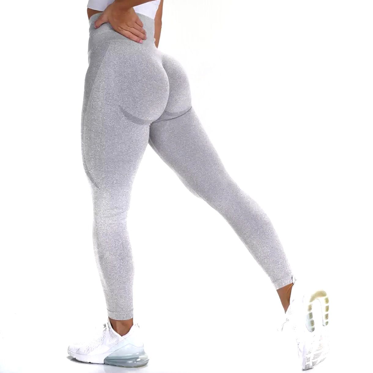 Focus women's sport leggings light grey